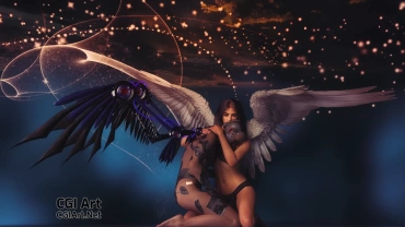 The Fallen Angels - Sacrifice. Inspired by Luis Royo's art.