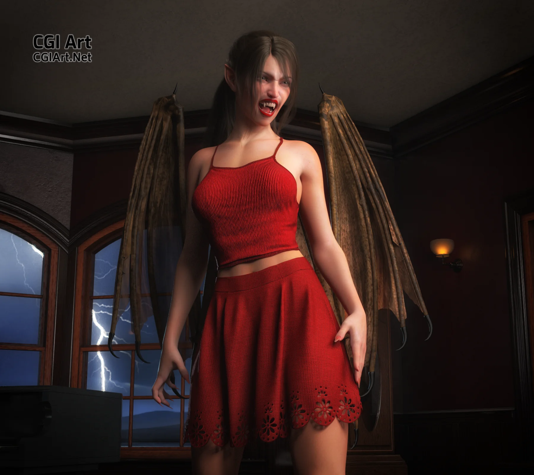 Lena: Mistaken for a Full Blood Vampire