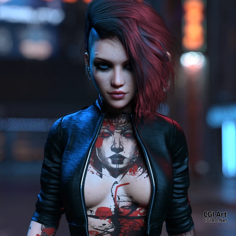 Cyberpunk: Judy (DAZ 3D / DAZ Studio)