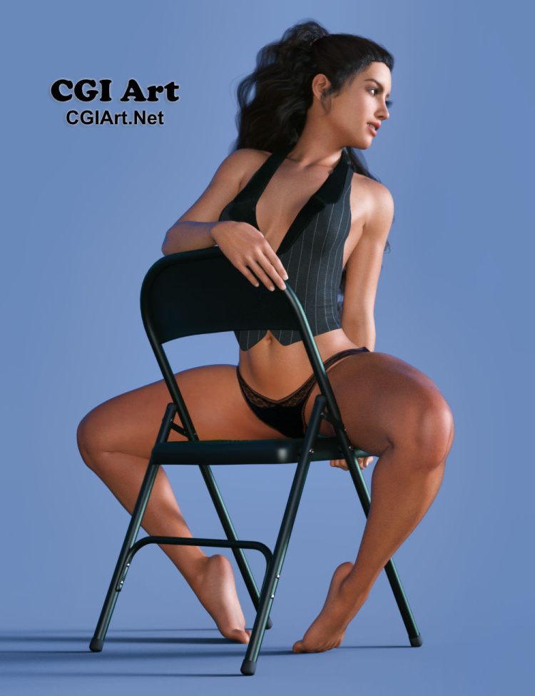 FWSA Tempie HD - Stool - G2F UVs to G8F - Sitting Pretty - 03